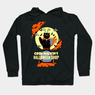 Grim Malkin's Halloween Shop Hoodie